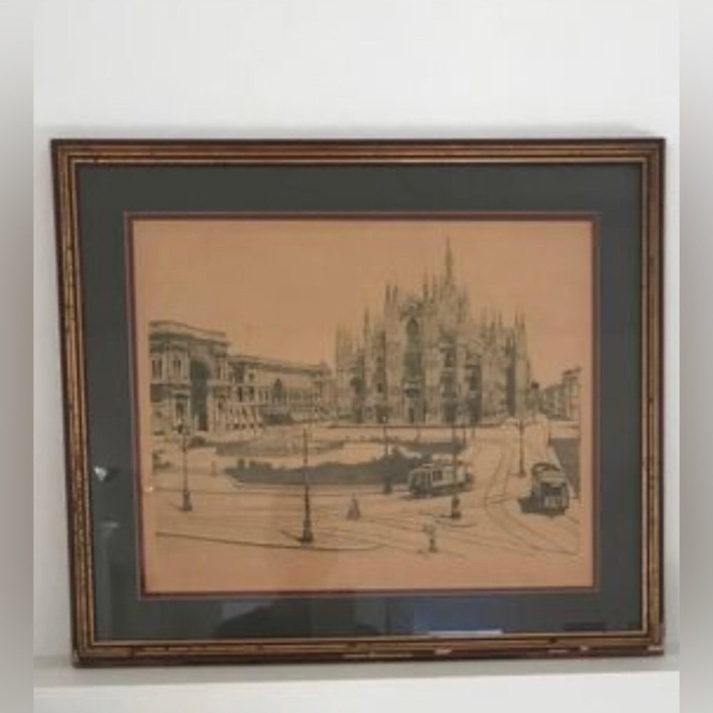Antique Lithograph Aprox from 1880’s
22” x 19”